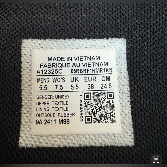 Converse Chuck Taylor All Star XXHi 7.5
Women/5.5 Men Black Knee Hi Punk Grunge - Picture 13 of 13